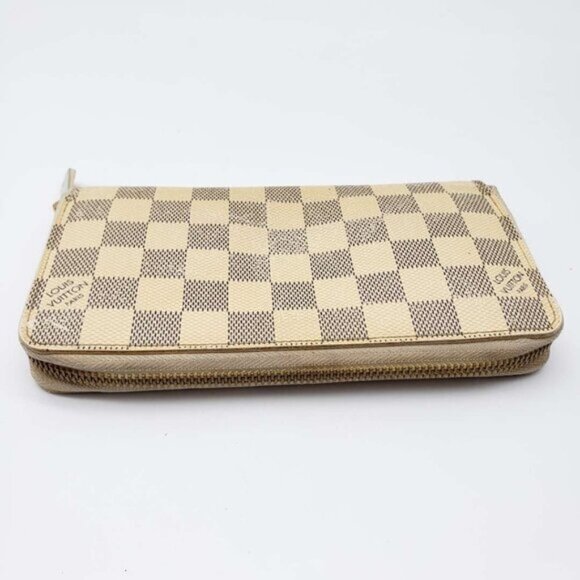 100% Authentic Louis Vuitton Damier Azur Zippy Zip Wallet 182-082125 - Picture 9 of 16